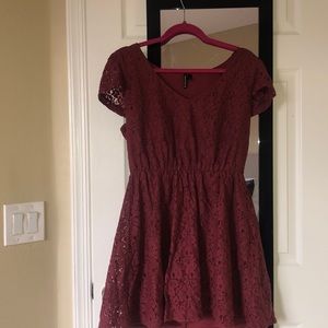 Red Lace Dress